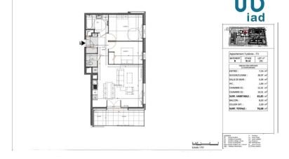 Appartement 3 pièces de 65 m² à Annecy (74000)