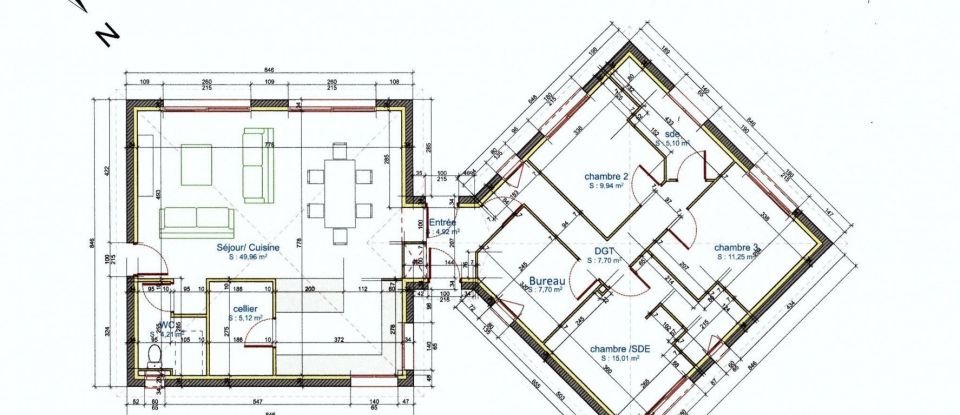 Maison 4 pièces de 120 m² à Saint-Capraise-d'Eymet (24500)