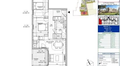Appartement 3 pièces de 63 m² à Vif (38450)