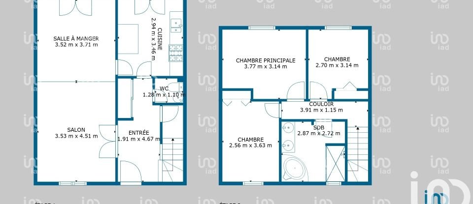 Town house 4 rooms of 93 m² in Sotteville-lès-Rouen (76300)