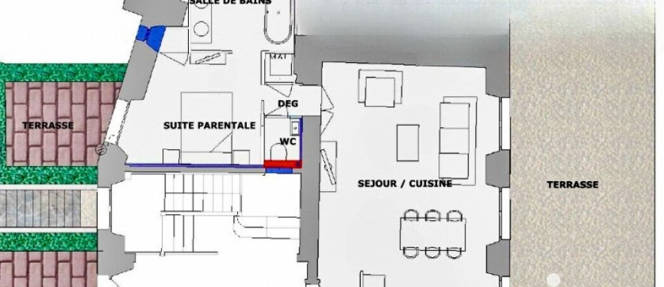 Apartment 3 rooms of 62 m² in Boissettes (77350)