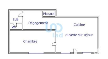 Apartment 2 rooms of 50 m² in Béthisy-Saint-Pierre (60320)