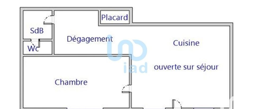 Apartment 2 rooms of 50 m² in Béthisy-Saint-Pierre (60320)