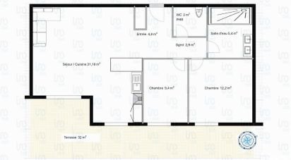 Appartement 3 pièces de 68 m² à Vienne (38200)