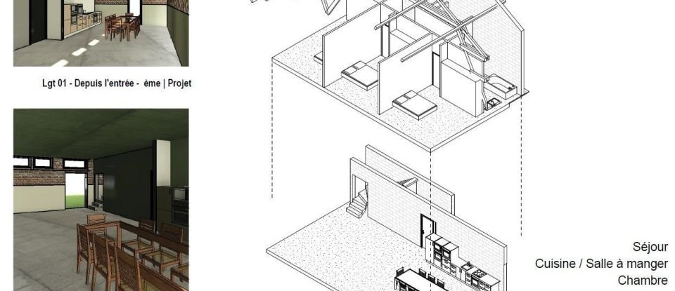 Loft 4 pièces de 138 m² à Oresmaux (80160)