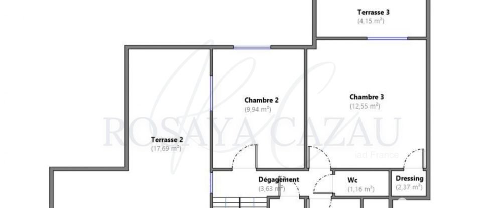 Appartement 4 pièces de 88 m² à Montévrain (77144)