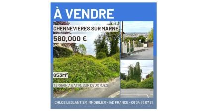 Terrain de 653 m² à Chennevières-sur-Marne (94430)