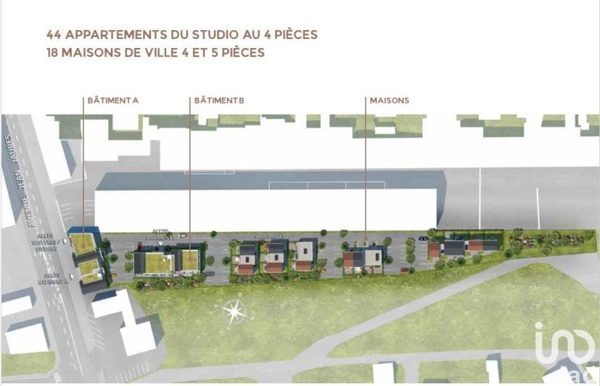 Appartement 3 pièces de 66 m² à Reims (51100)