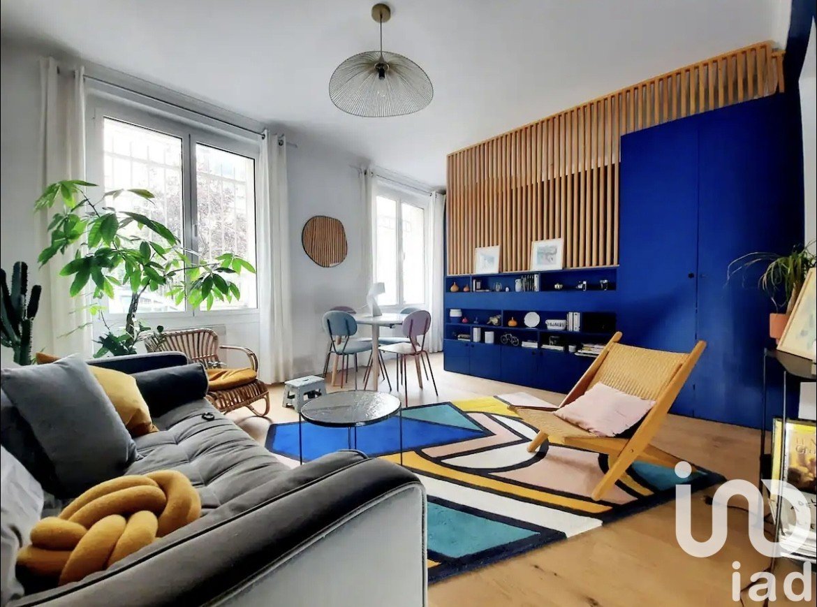Appartement 2 pièce(s) 41 m²à vendre Paris-20e-arrondissement