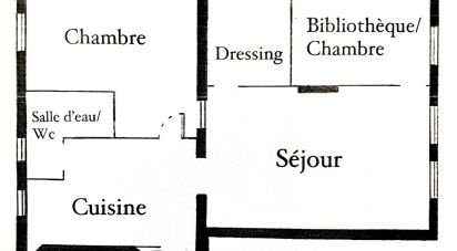 Appartement 3 pièces de 50 m² à Paris (75018)