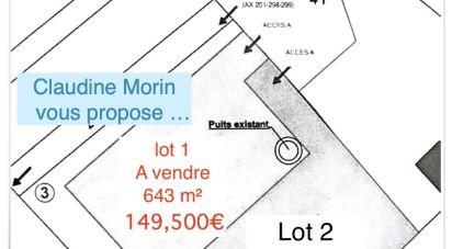 Terrain de 643 m² à Thouaré-sur-Loire (44470)