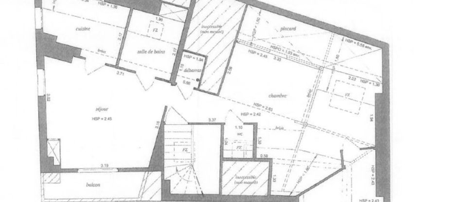 Appartement 2 pièces de 52 m² à Malakoff (92240)
