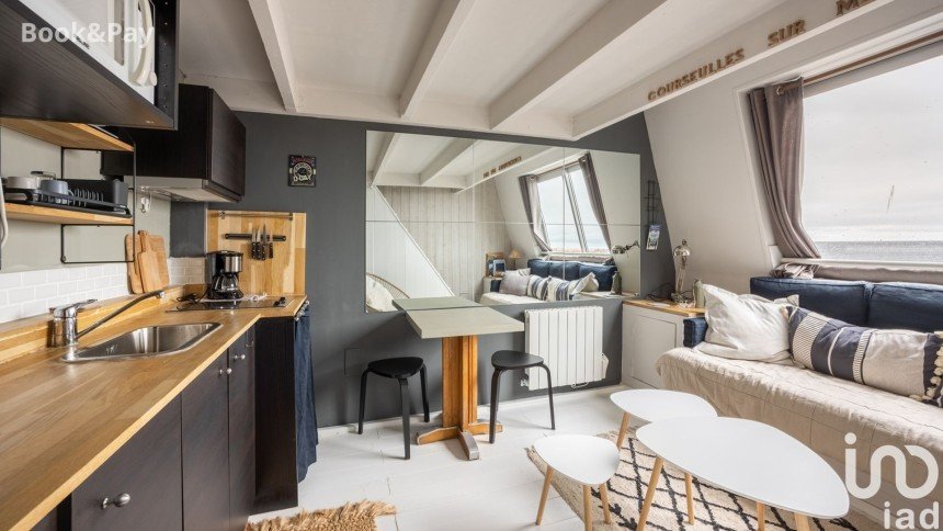 Appartement 1 pièce de 15 m² à Courseulles-sur-Mer (14470)