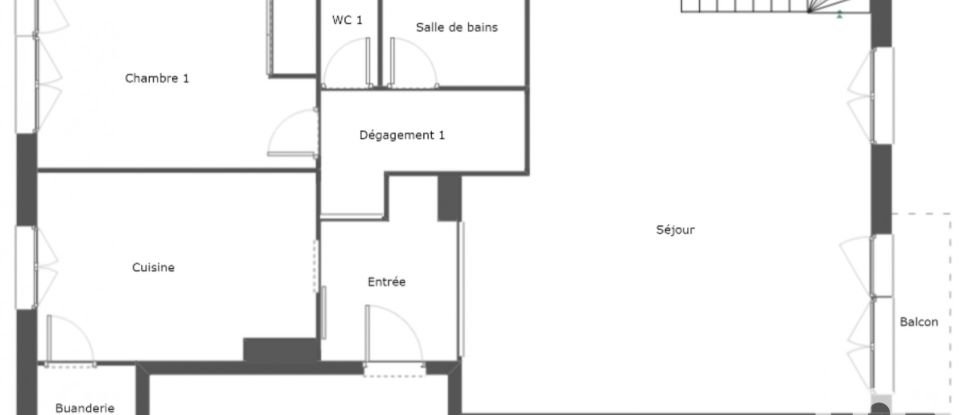 Duplex 4 pièces de 100 m² à Nantes (44100)