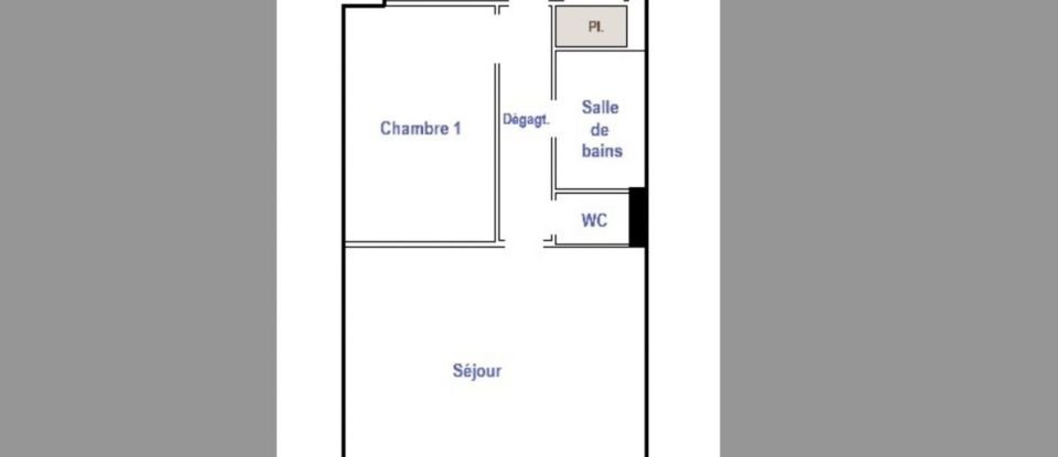 Apartment 3 rooms of 55 m² in Montreuil (93100)