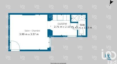 Appartement 1 pièce de 21 m² à Reims (51100)