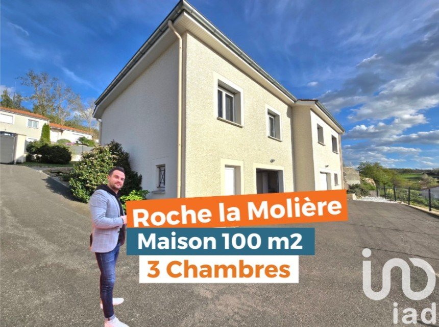 Traditional house 5 rooms of 100 m² in Roche-la-Molière (42230)