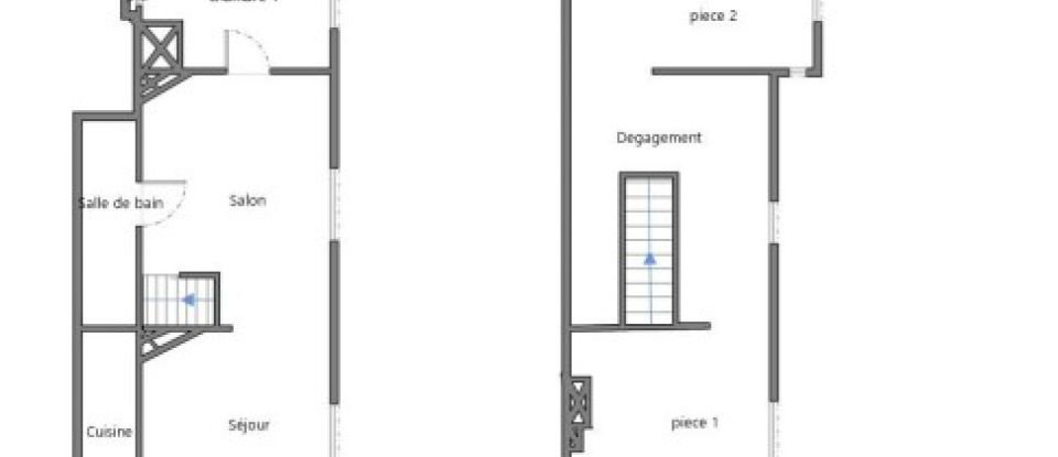 Duplex 3 pièces de 57 m² à Versailles (78000)
