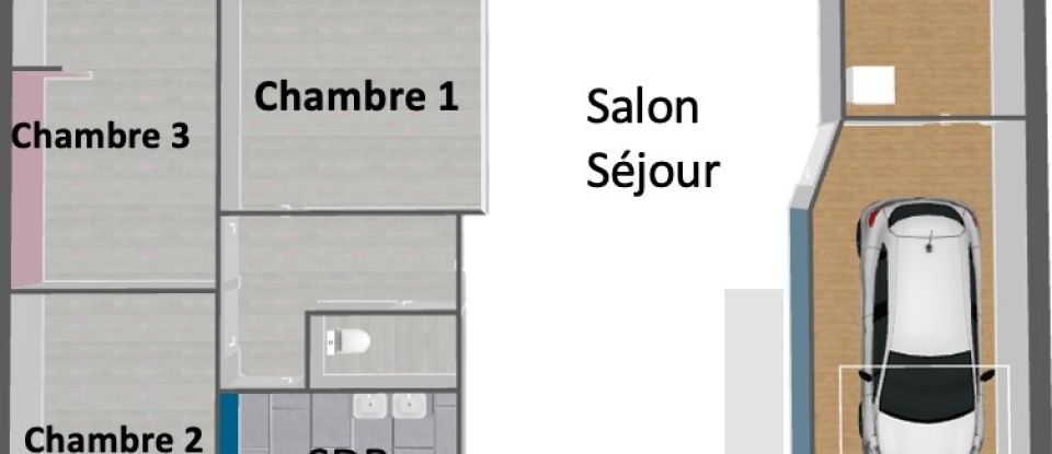 House 4 rooms of 88 m² in Saint-Mars-de-Coutais (44680)