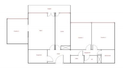 Apartment 4 rooms of 74 m² in Chennevières-sur-Marne (94430)
