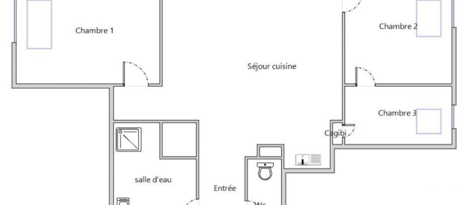 Appartement 4 pièces de 88 m² à Houdan (78550)