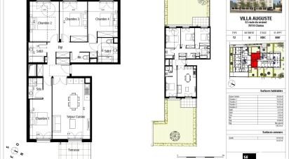 Appartement 5 pièces de 112 m² à Chatou (78400)