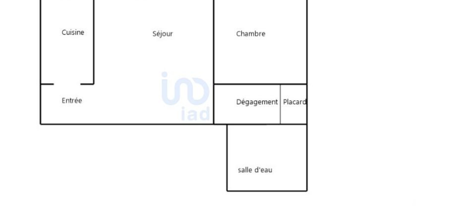 Apartment 2 rooms of 40 m² in Épinay-sur-Seine (93800)