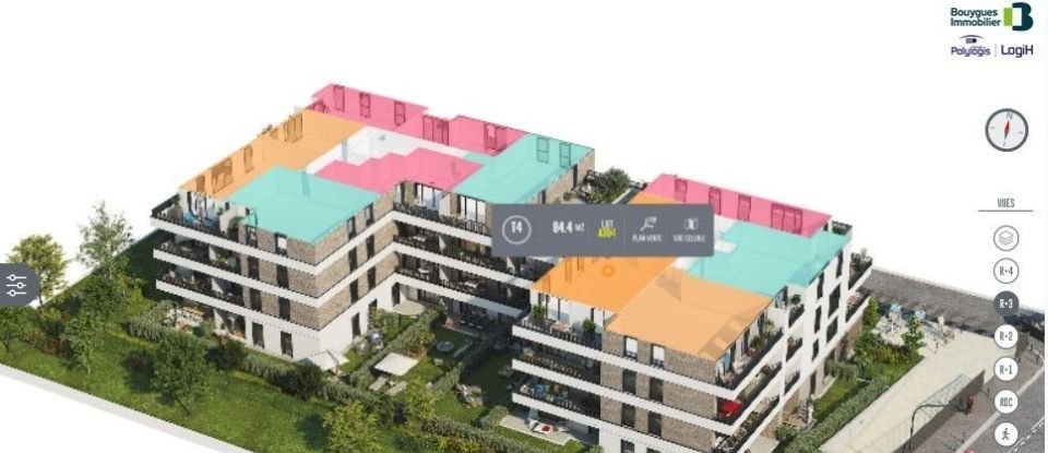 Appartement 4 pièces de 85 m² à Les Clayes-sous-Bois (78340)