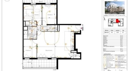 Appartement 4 pièces de 88 m² à Les Clayes-sous-Bois (78340)