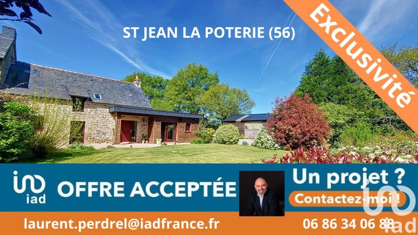 Maison 6 pièces de 130 m² à Saint-Jean-la-Poterie (56350)