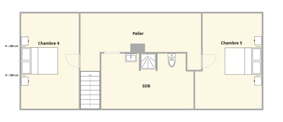 House 6 rooms of 117 m² in Souain-Perthes-lès-Hurlus (51600)