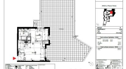 Apartment 2 rooms of 37 m² in Le Plessis-Trévise (94420)