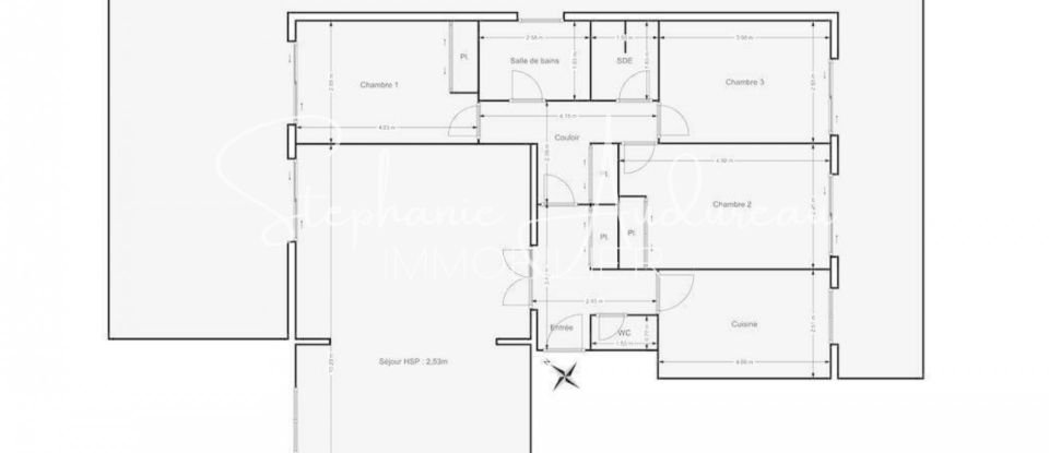 Apartment 5 rooms of 117 m² in Chevilly-Larue (94550)