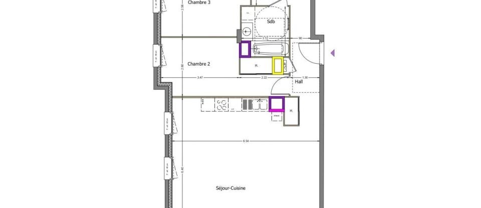 Apartment 4 rooms of 93 m² in Mûres (74540)
