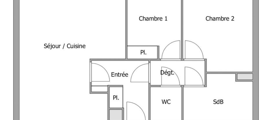 Apartment 3 rooms of 68 m² in Pomponne (77400)