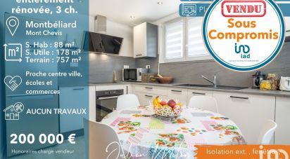 House 5 rooms of 88 m² in Montbéliard (25200)