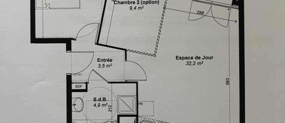 Appartement 3 pièces de 57 m² à Saint-Witz (95470)