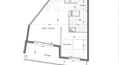 Appartement 2 pièces de 48 m² à Antibes (06160)