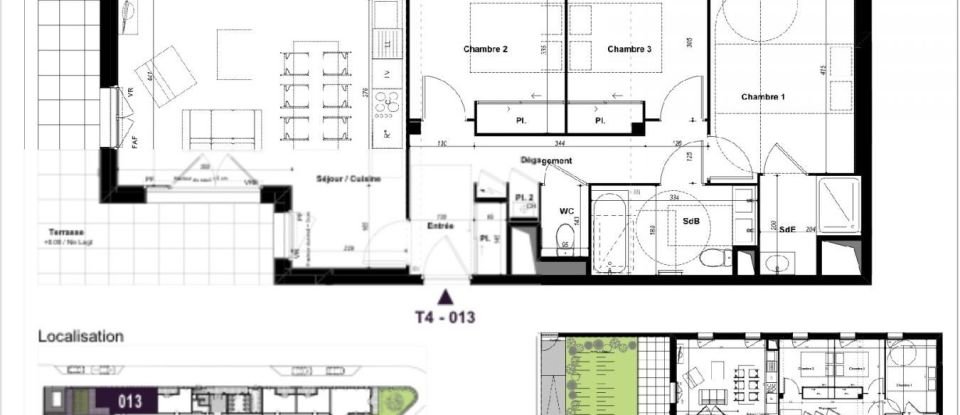 Apartment 4 rooms of 80 m² in Châteaubourg (35220)