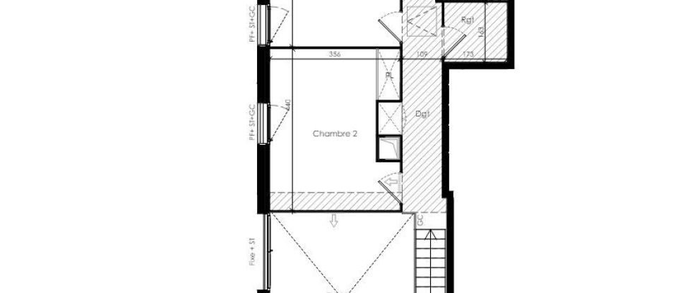 Apartment 4 rooms of 102 m² in Toulouse (31300)