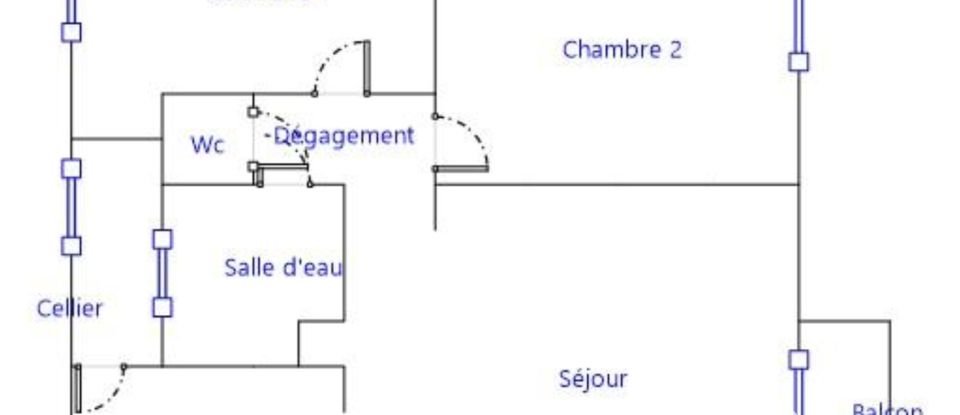 Apartment 3 rooms of 56 m² in Gennevilliers (92230)