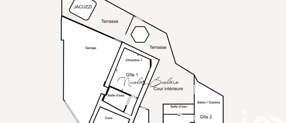 Maison de village 5 pièces de 172 m² à Molières-sur-Cèze (30410)