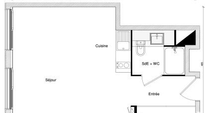 Appartement 1 pièce de 32 m² à Toulouse (31000)