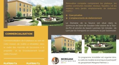 Appartement 3 pièces de 64 m² à Saint-Jean-de-Soudain (38110)