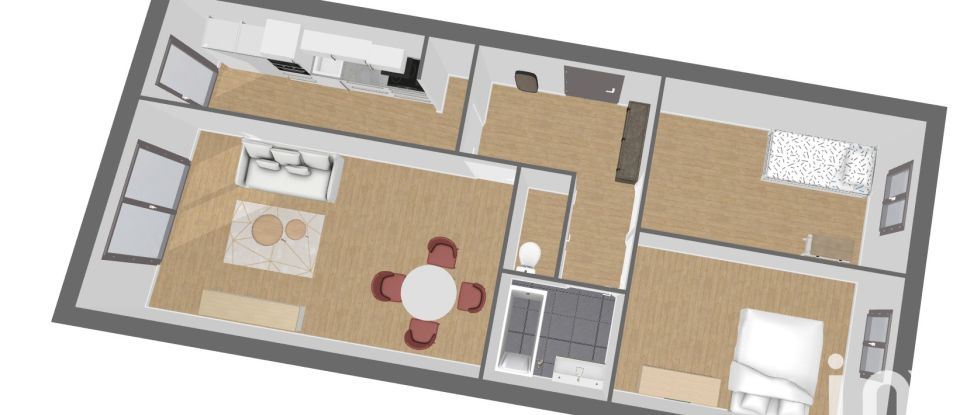 Appartement 3 pièces de 65 m² à Alfortville (94140)