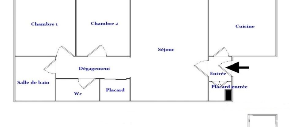 Appartement 3 pièces de 53 m² à Le Pecq (78230)