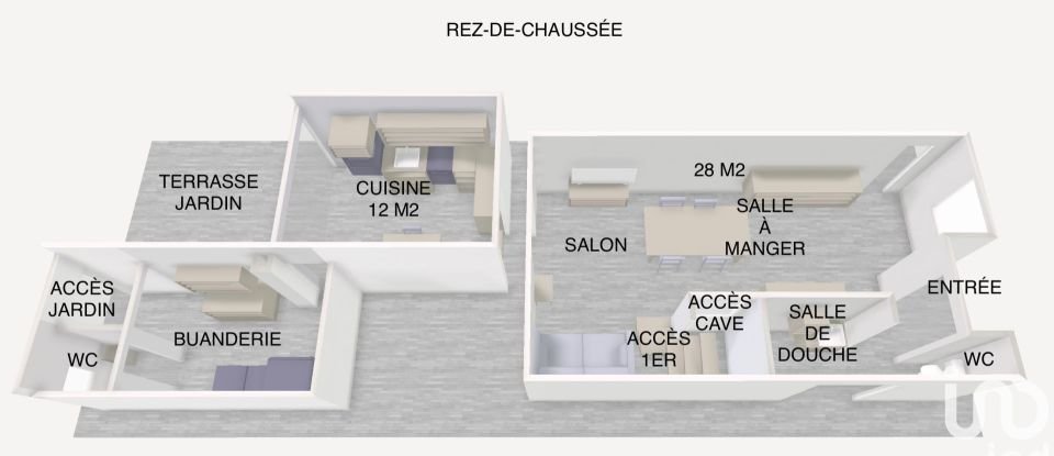 Maison 4 pièces de 95 m² à Charleville-Mézières (08000)