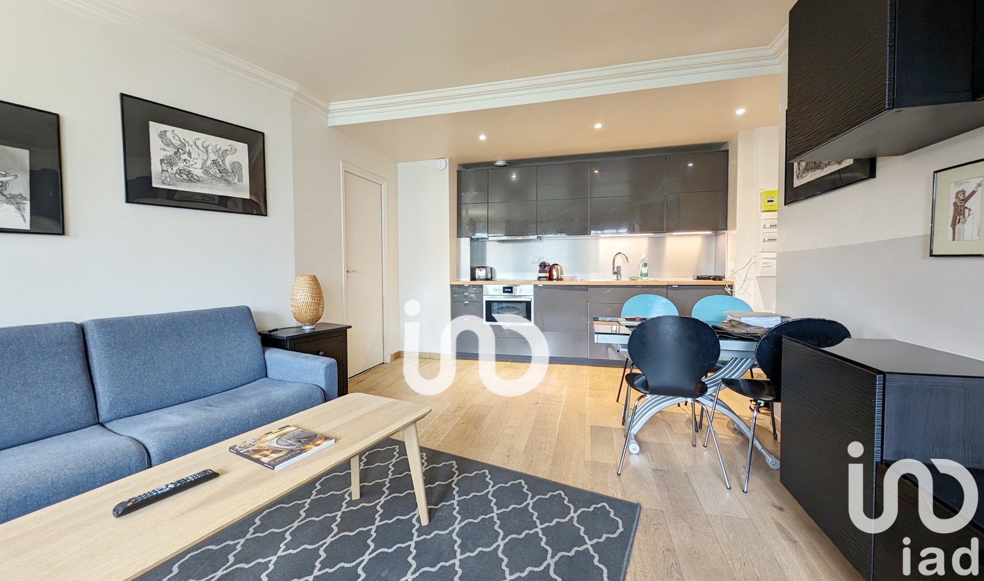 Appartement 2 pièce(s) 46 m²à vendre Paris-15e-arrondissement