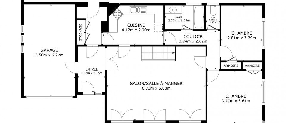 House 5 rooms of 120 m² in Bizanos (64320)