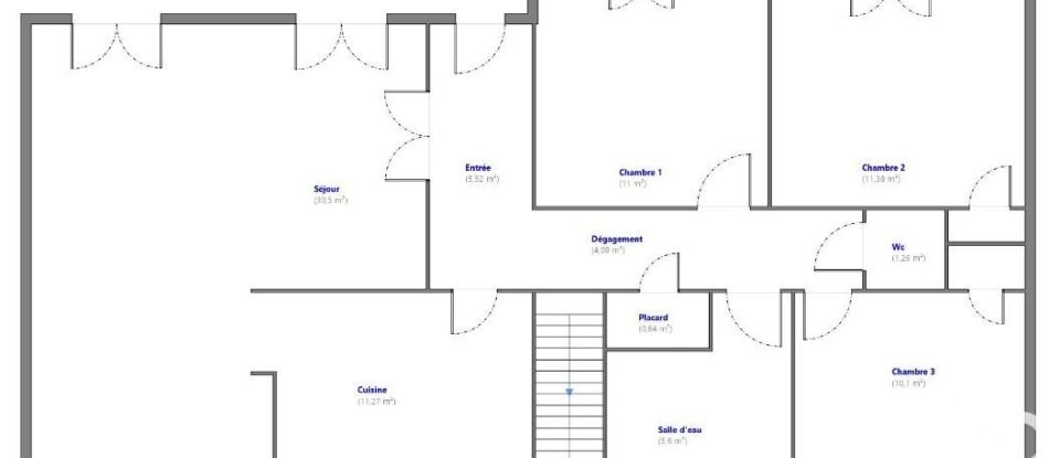 House 6 rooms of 110 m² in Verrières (86410)